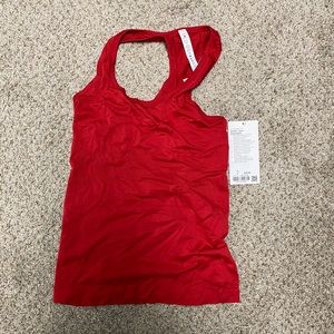 Lululemon Red Swiftly Tech Tank